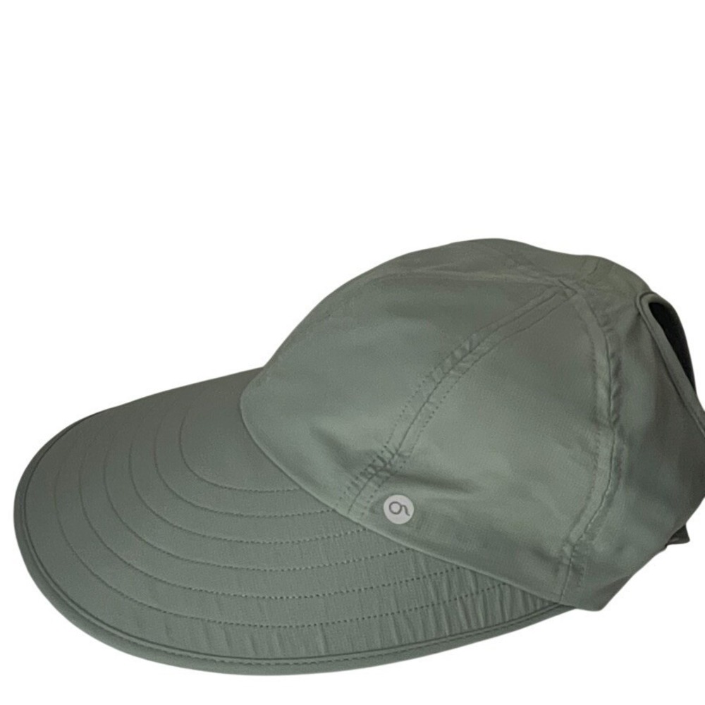 Ponyflo Sierra Sunblocker Wide Brim Hat Mint Ponytail One Size - Picture 2 of 9